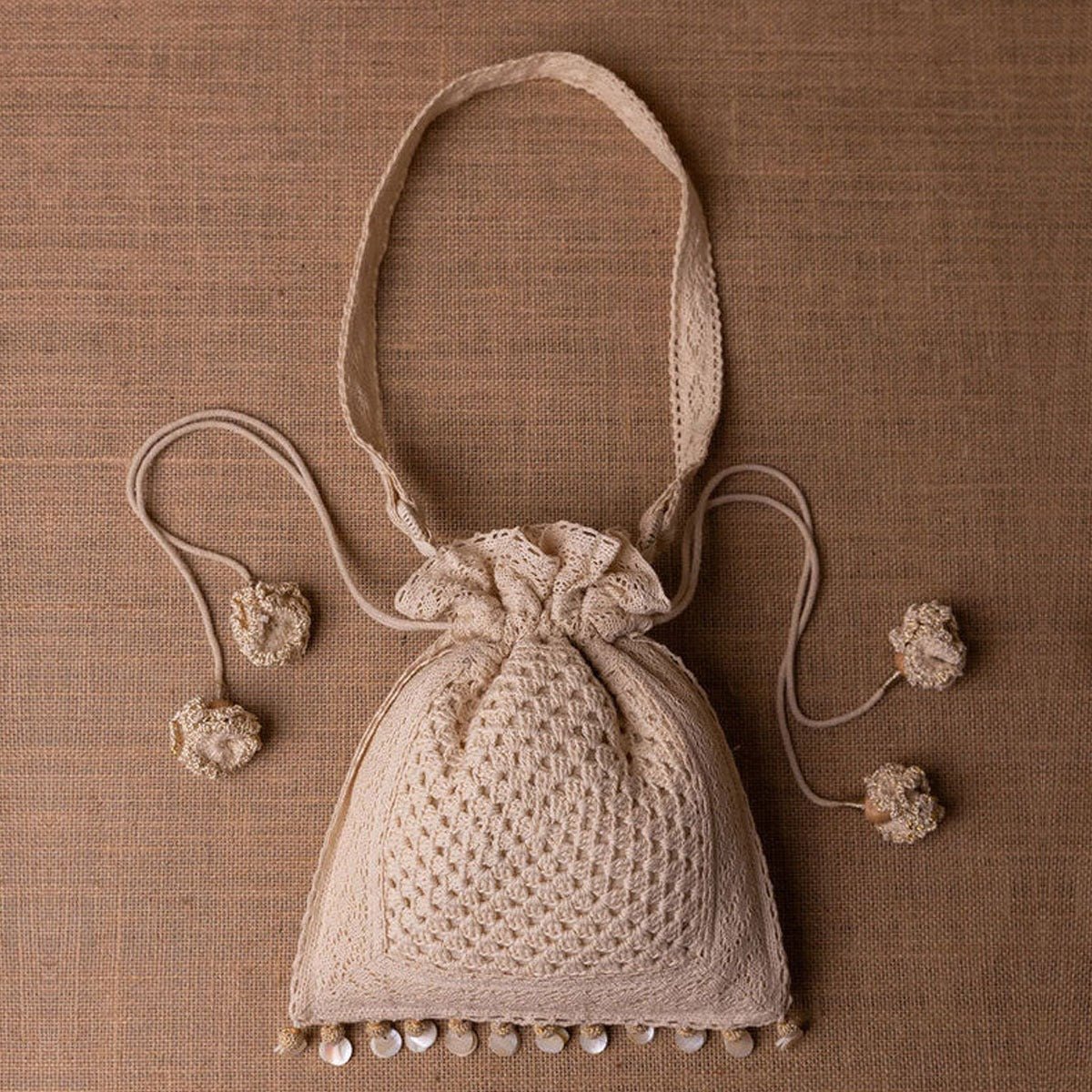 Starlight Drawstring Potli | Verified Sustainable by Brown Living™