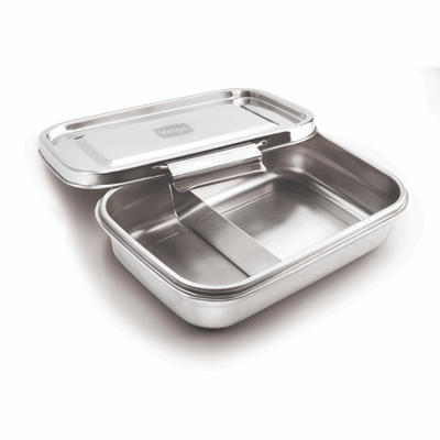 Steel - On: Oven - Safe Steel Lunch Box – Kitchen Tools on Brown Living™. SKU: Veigo_SteelOn_930_Partition. Img 6.