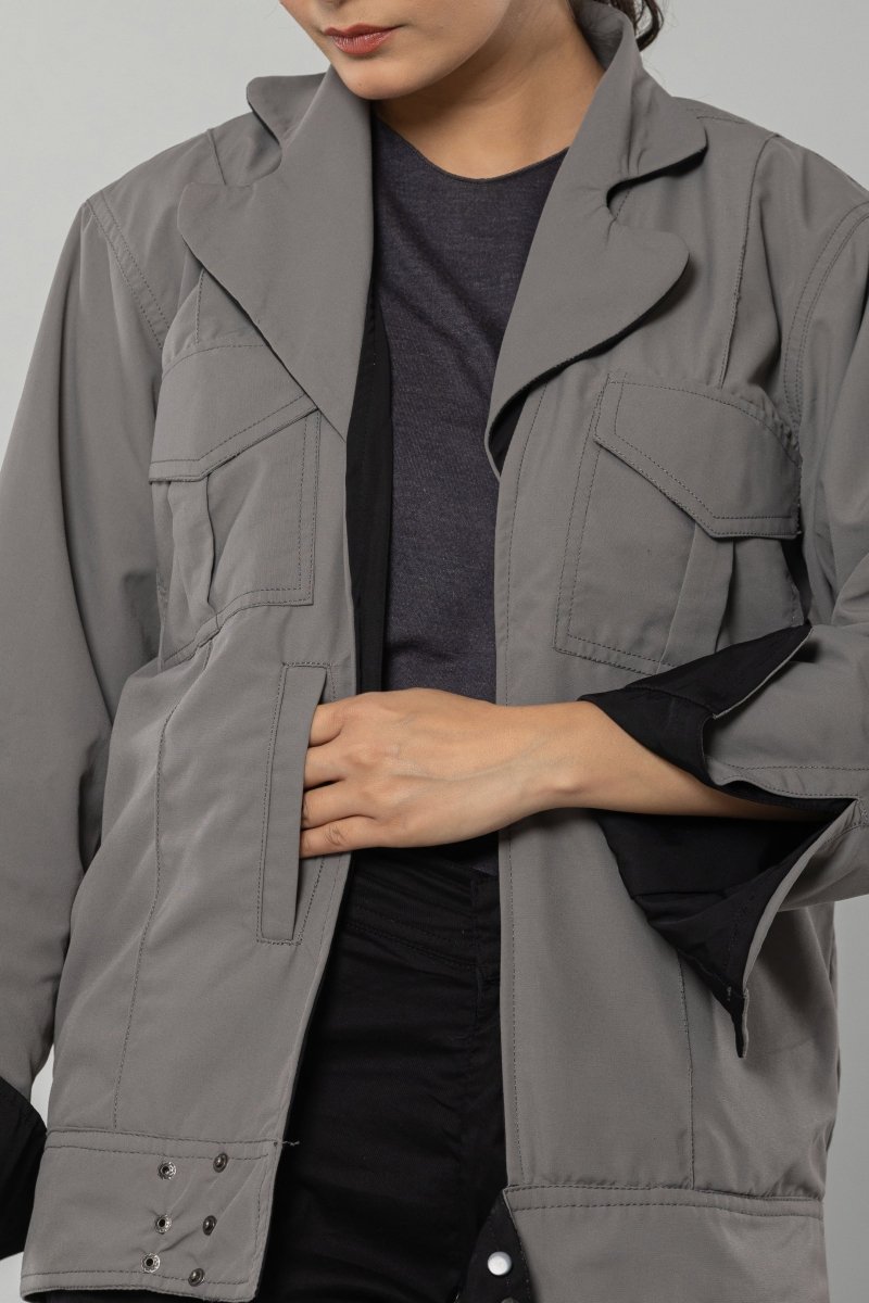 Stone Reversible Jacket - Unisex | Verified Sustainable by Brown Living™