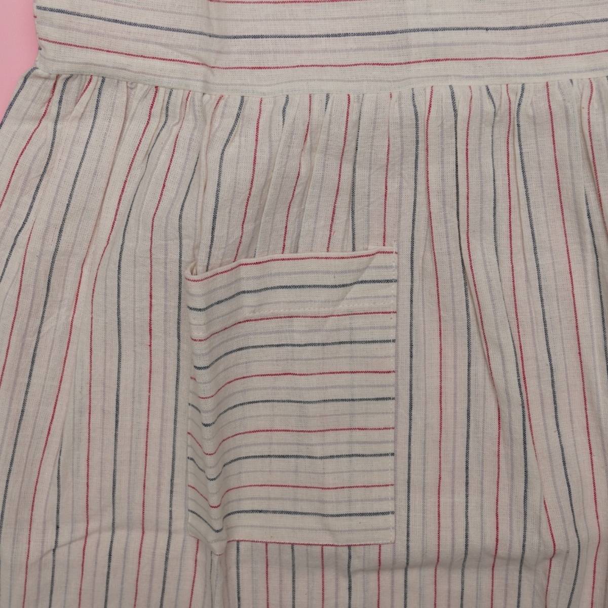 Striped Sleeveless Girls Frock with Adjustable Strap – Kids Frocks & Dresses on Brown Living™. SKU: SCGSFD1. Img 7.