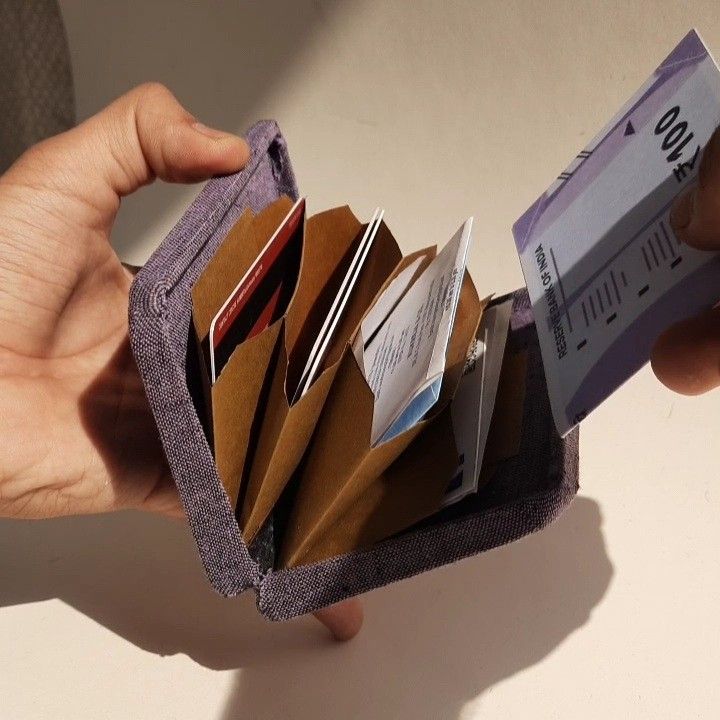Stylish Premium Curved Edge Unisex Wallet | Verified Sustainable by Brown Living™