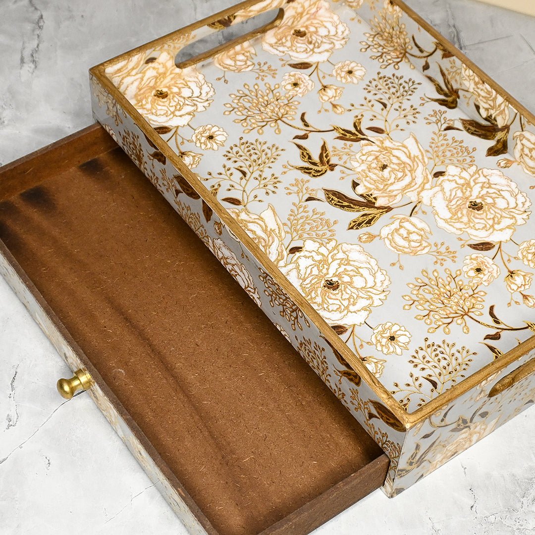 Summer Roses Drawer Tray | Verified Sustainable by Brown Living™