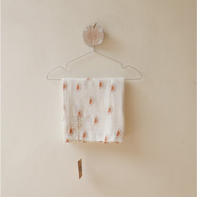 Sunburst Organic Baby Swaddle – Little Cocoon Wrap – Baby Swaddle on Brown Living™. SKU: MM - 01 - 0003. Img 4.