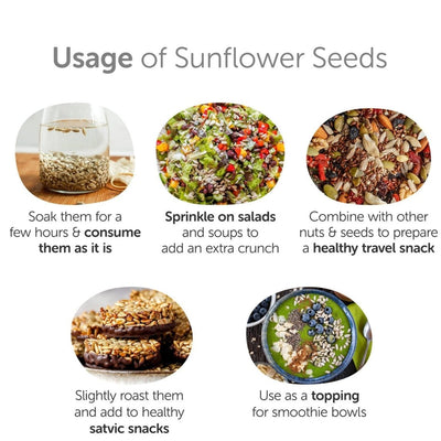 Sunflower Seeds 200g - Organic & Raw – Dried Fruits, Nuts & Seeds on Brown Living™. SKU: 2NS_SS - 2H. Img 3.