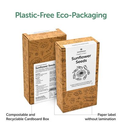 Sunflower Seeds 200g - Organic & Raw – Dried Fruits, Nuts & Seeds on Brown Living™. SKU: 2NS_SS - 2H. Img 4.