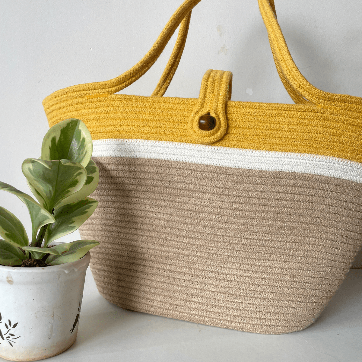 Sunshine Boho Tote Bag | Trendy and Versatile Design | Verified Sustainable by Brown Living™