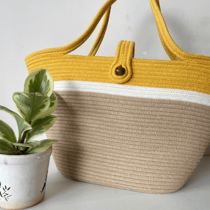 Sunshine Boho Tote Bag | Trendy and Versatile Design | Verified Sustainable by Brown Living™