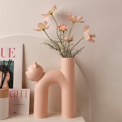 Tabular Cat Flower - Dogwood Powder Accent Decor | Verified Sustainable by Brown Living™