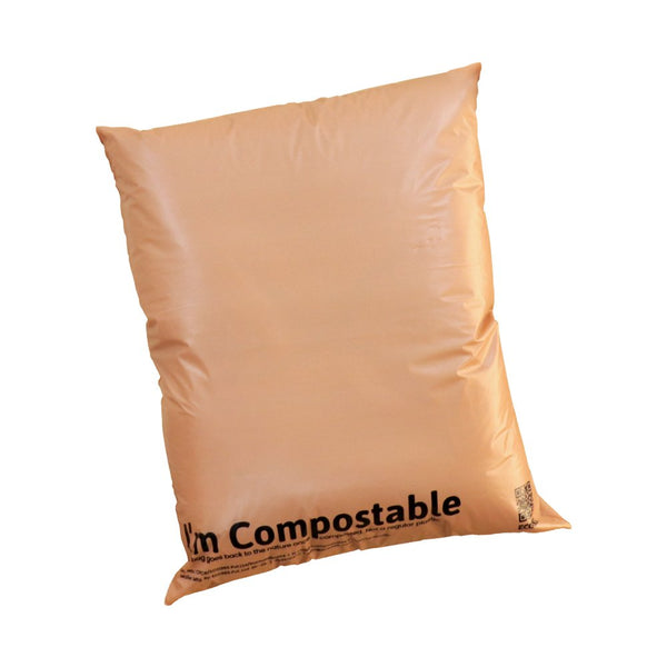 Tamper Proof Compostable Courier Bags (12"x14"+2" Flap) Pack of 1000 | Verified Sustainable by Brown Living™