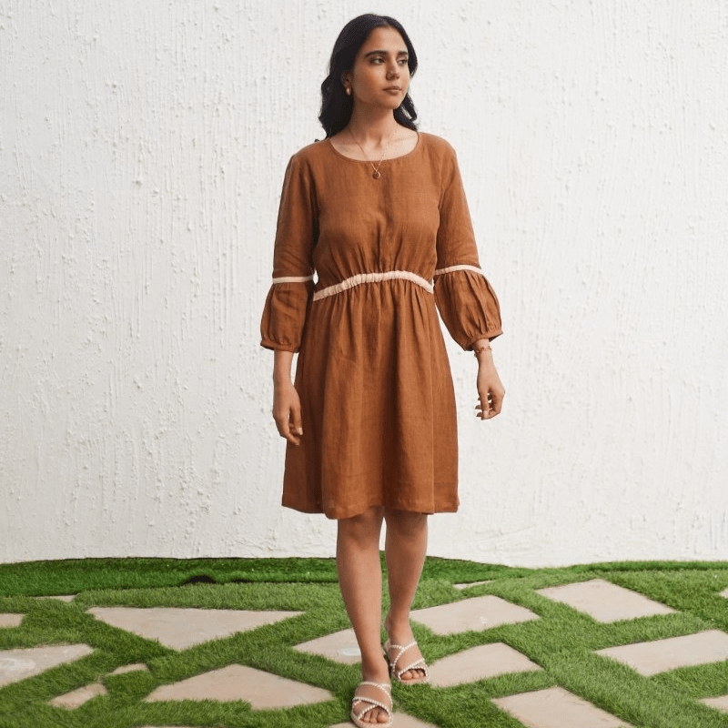 Tate Modern Tunic - Brown | Verified Sustainable by Brown Living™