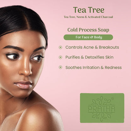 Tea Tree & French Clay | Cold Process Handmade Soap | Verified Sustainable by Brown Living™