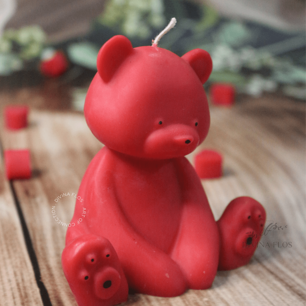 Teddy Candle | Adorable Handcrafted Gift | Verified Sustainable by Brown Living™