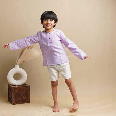 Terra Trotters - Boys Shorts – Kids Shorts on Brown Living™. SKU: SCBSHA - 01. Img 2.
