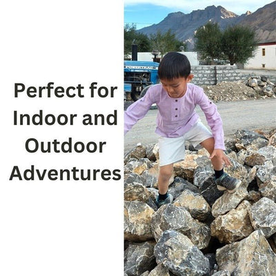 Terra Trotters - Boys Shorts – Kids Shorts on Brown Living™. SKU: SCBSHA - 01. Img 6.