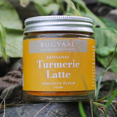 The Artisanal Turmeric Latte – Tea on Brown Living™. SKU: turmeric latte 2. Img 1.