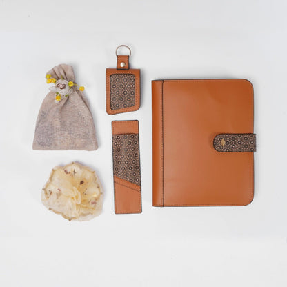 The Mindful Moments Gift Box | Perfect for Diwali - Set in Orange | Verified Sustainable by Brown Living™
