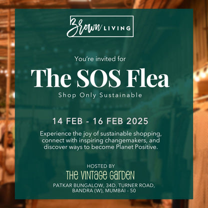 The SOS Flea at The Vintage Garden - Book Your Stall | Verified Sustainable by Brown Living™