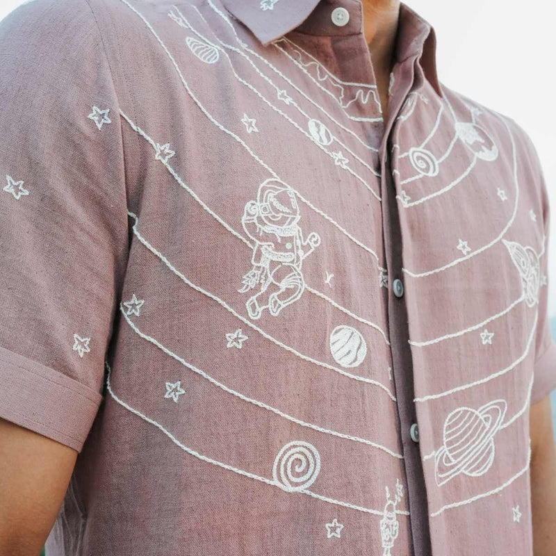 The Spacefarer Eco - Friendly Casual Shirt | Verified Sustainable by Brown Living™