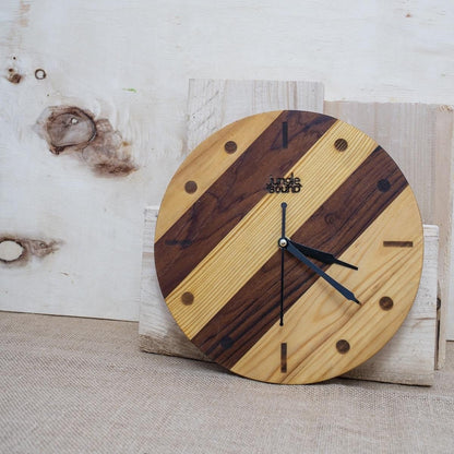 Timeless Wooden Wall Clock – Round Design for Modern & Traditional Spaces | Verified Sustainable by Brown Living™