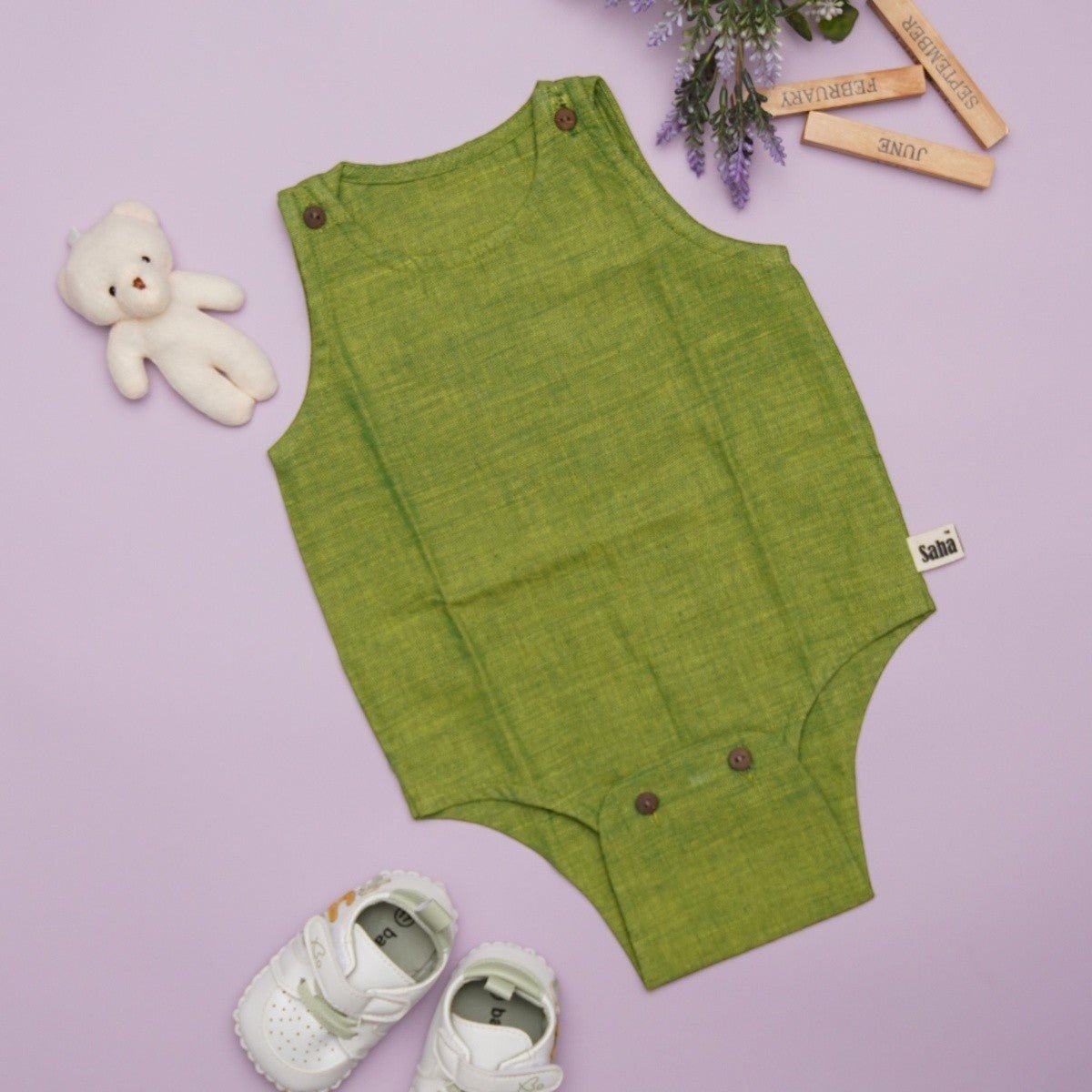 Tiny Sprout : Unisex Baby Romper | Verified Sustainable by Brown Living™