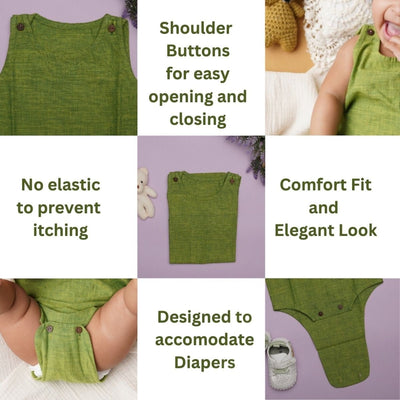 Tiny Sprout : Unisex Baby Romper – Kids Rompers on Brown Living™. SKU: SCBGUS. Img 5.