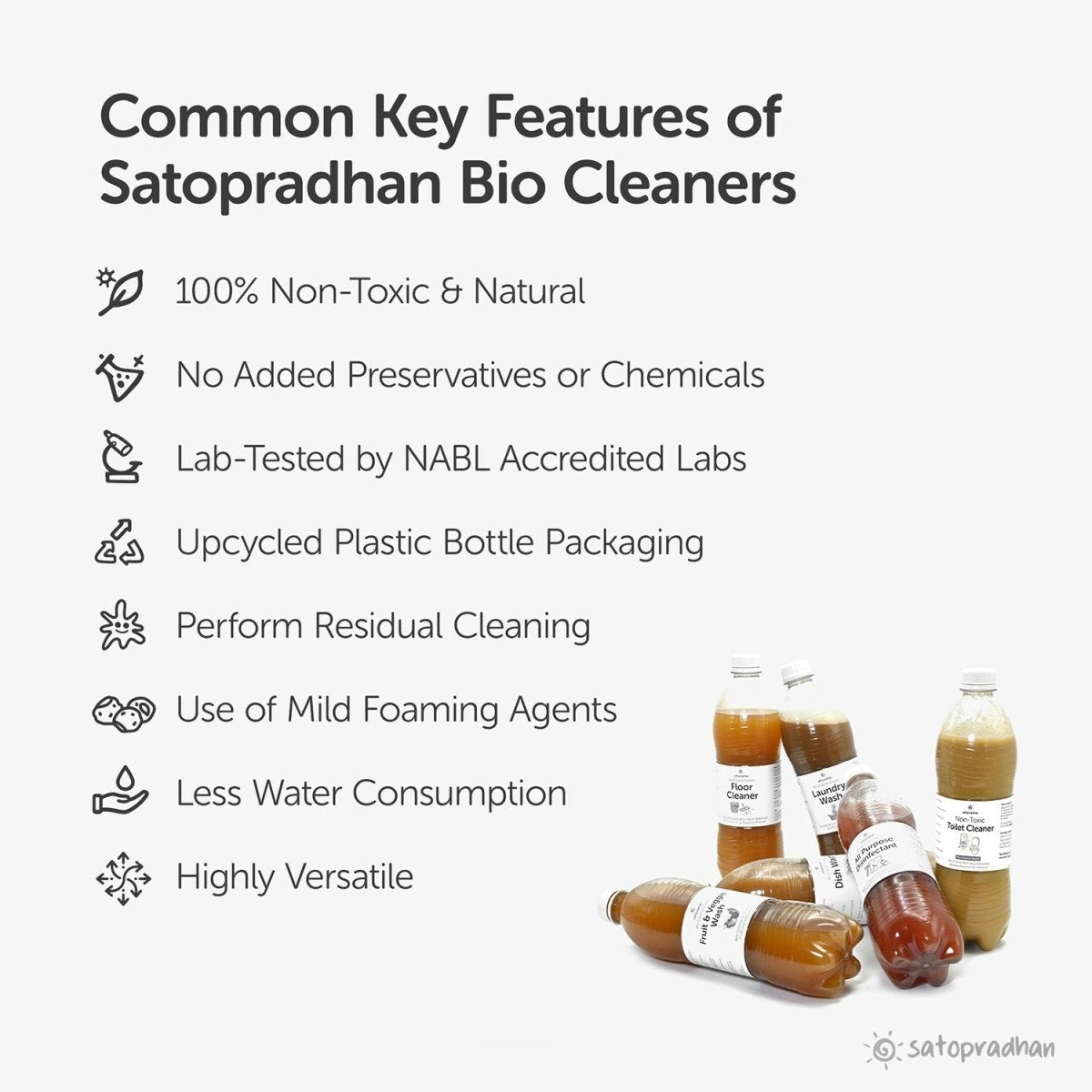 Toilet Cleaner 1.9L - Eco - Friendly Bio - Enzyme | Verified Sustainable by Brown Living™