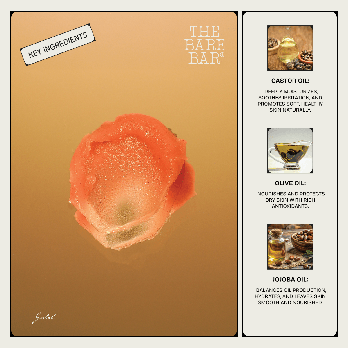Traditional Gulab Lip Balm with Rose Extracts | Verified Sustainable by Brown Living™