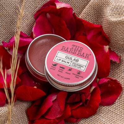 Traditional Gulab Lip Balm with Rose Extracts – Lip Balms on Brown Living™. SKU: 8904448007794. Img 1.