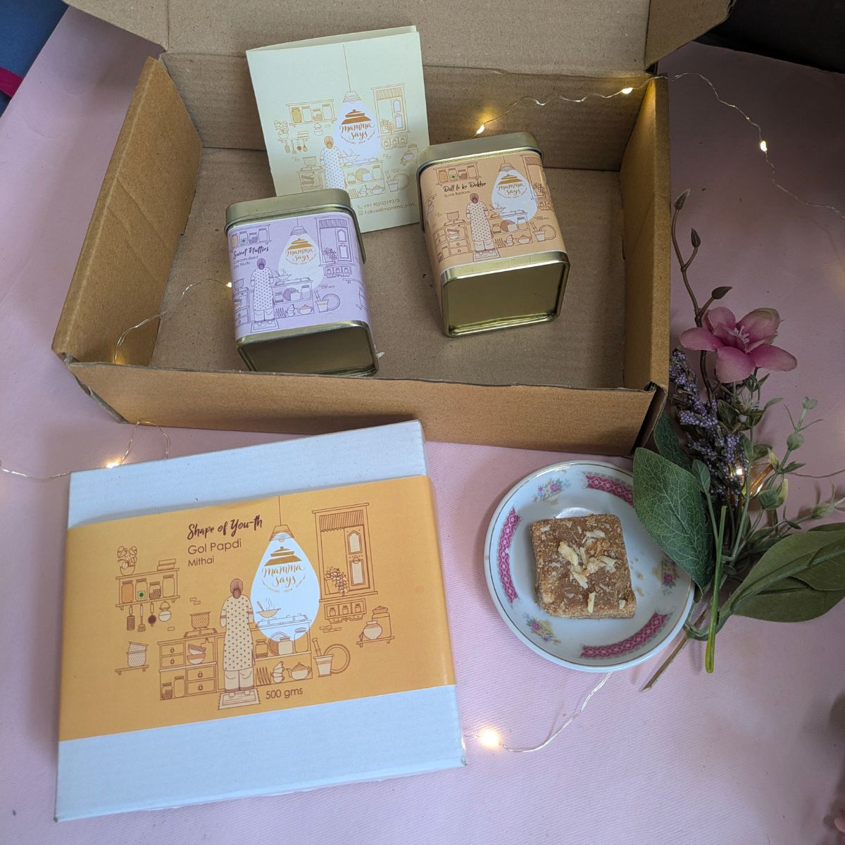 Traditional Sweet Box – Golpapdi & Mukhwas Combo | Verified Sustainable by Brown Living™