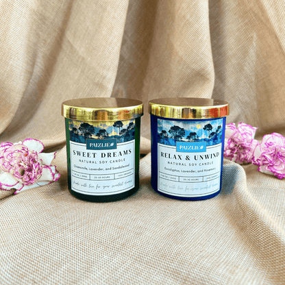 Tranquility Scented Candle Gift Set | Pack of 2 | Verified Sustainable by Brown Living™