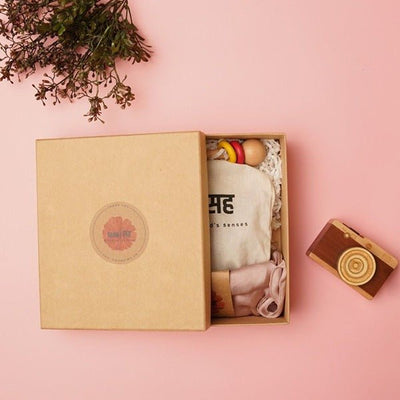 Treasure Trove 1.0' - A Collection of Open - Ended Toys for 2+ Months Babies – Learning & Educational Toys on Brown Living™. SKU: STTB - 01. Img 1.