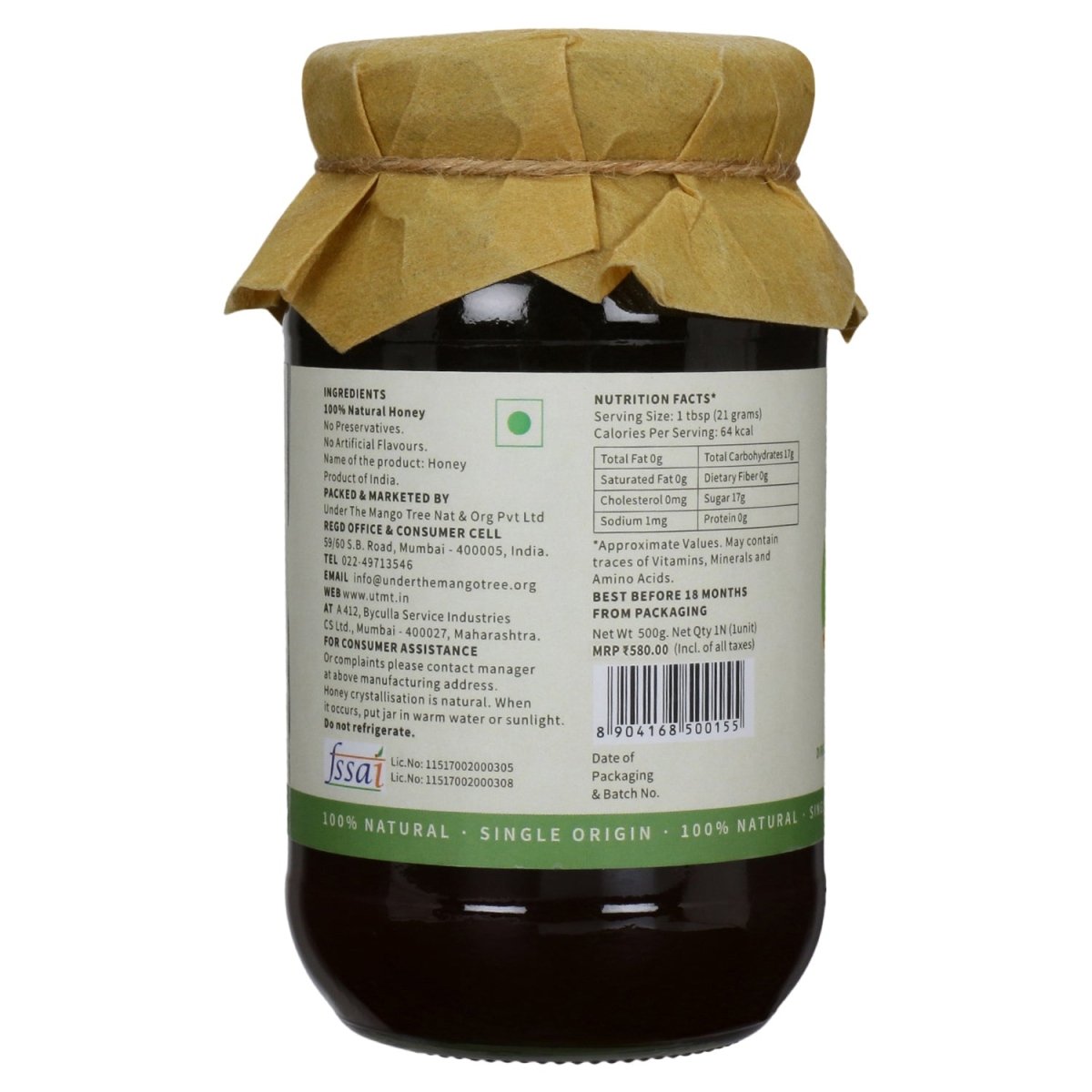 Tulsi Honey | Verified Sustainable by Brown Living™