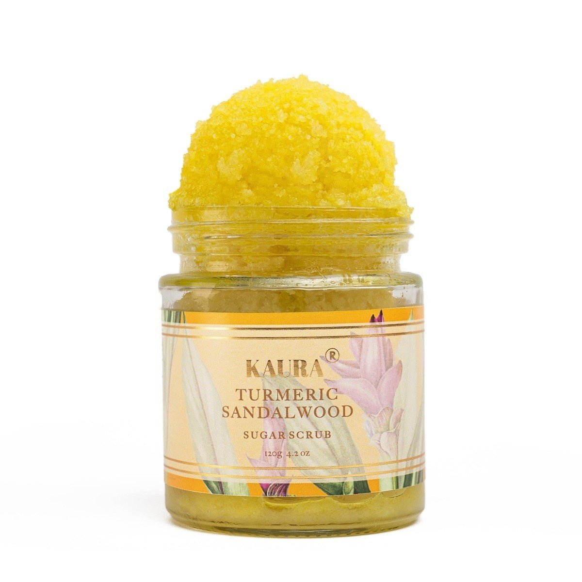 Turmeric & Sandalwood Sugar Scrub for Glowing Skin – 120g | Verified Sustainable by Brown Living™
