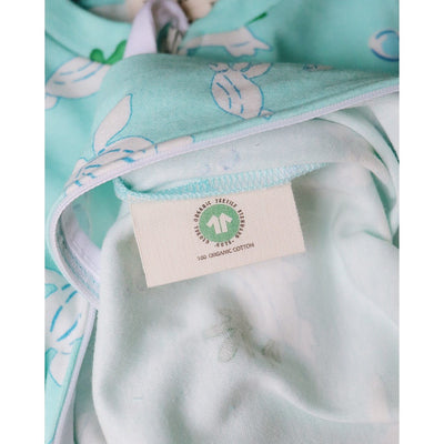Turtles Newborn Bodysuit – Organic Cotton Baby Essential – Kids Sleepsuits on Brown Living™. SKU: AC - 01 - 0002/18 - 24M68. Img 4.