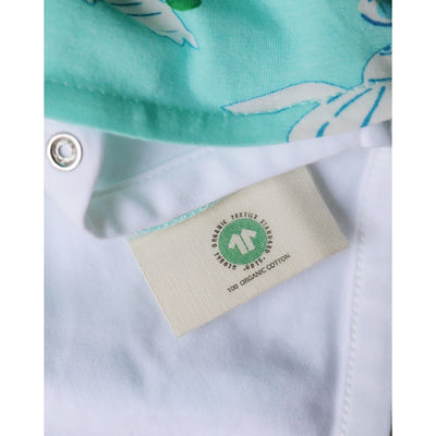 Turtles Organic Peplum Baby Onesie – Stylish & Soft Cotton – Kids Onesies on Brown Living™. SKU: AC - 02 - 0004/0 - 3M. Img 4.