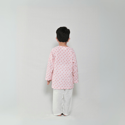 100% Cotton Tweetie Tots Kids Kurta & Pants Set – Kids Nightwear on Brown Living™. SKU: TWT23H1. Img 3.