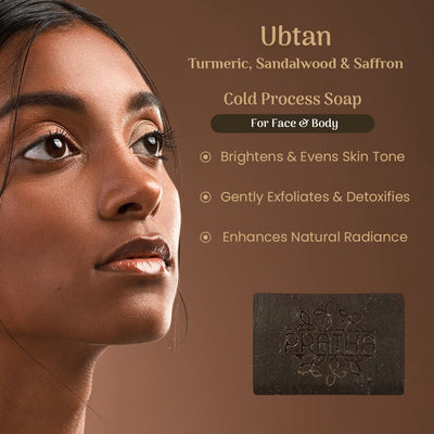 Ubtan | Cold Process Handmade Soap – Body Soap on Brown Living™. SKU: phpnl 909109. Img 2.