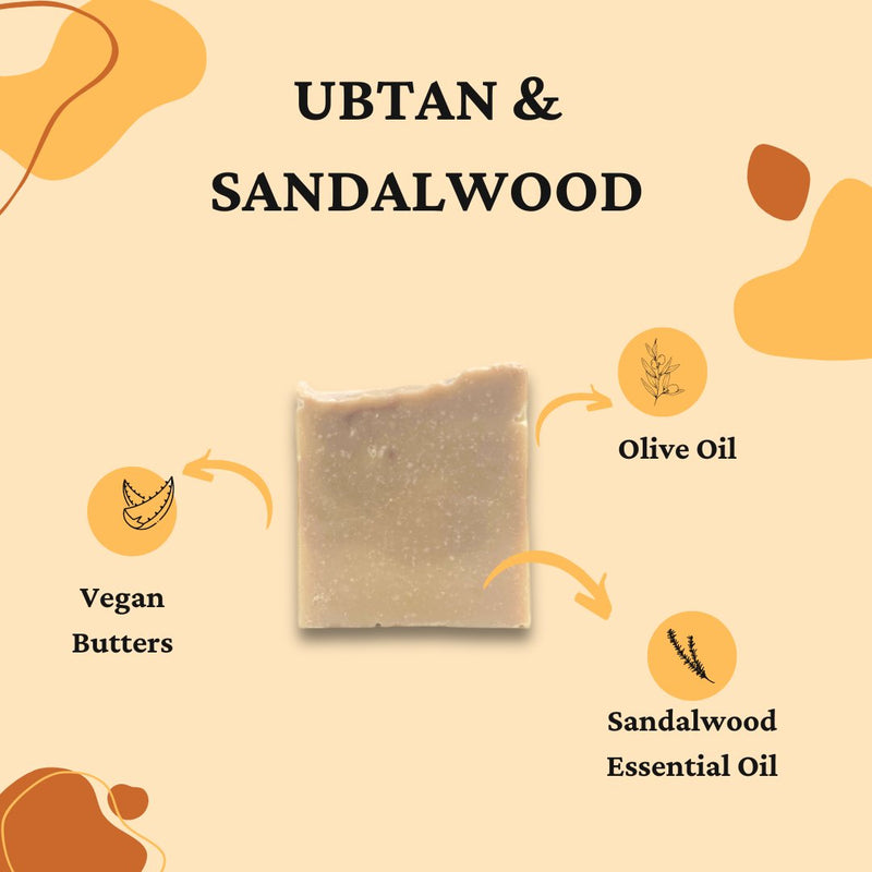 Ubtan & Cream Cold Processed Soap 120 g | Verified Sustainable by Brown Living™