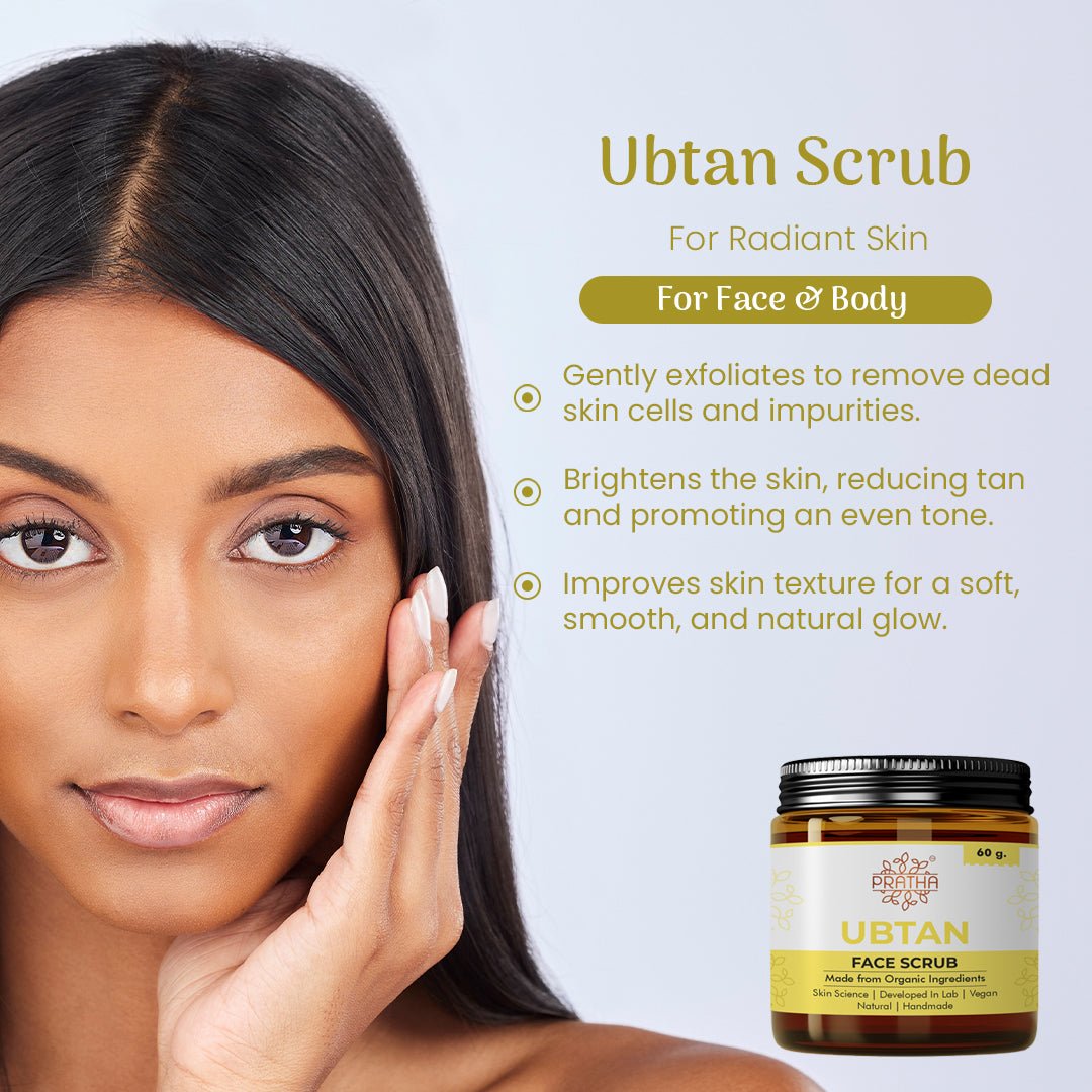 Ubtan Natural Scrub | A soap free body wash | Verified Sustainable by Brown Living™