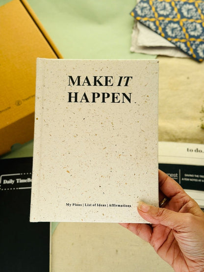 Undated Weekly Planner - Make It Happen | Verified Sustainable by Brown Living™