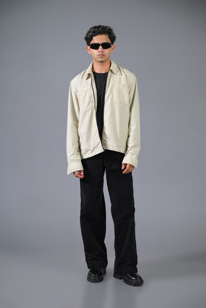 Unisex Solid Jacket - (Beige) | Verified Sustainable by Brown Living™