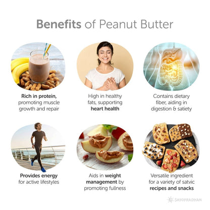 Unsweetened Peanut Butter 500g - Natural, Vegan, Gluten - Free | Verified Sustainable by Brown Living™