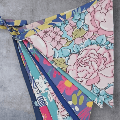 Upcycled Blue Bunting | Verified Sustainable by Brown Living™