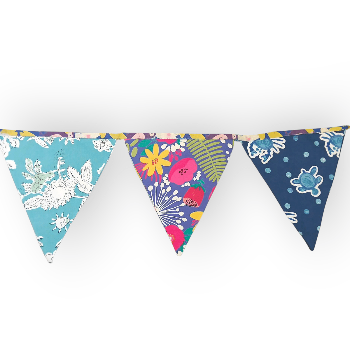 Upcycled Blue Bunting | Verified Sustainable by Brown Living™