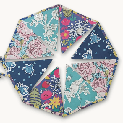 Upcycled Blue Bunting | Verified Sustainable by Brown Living™