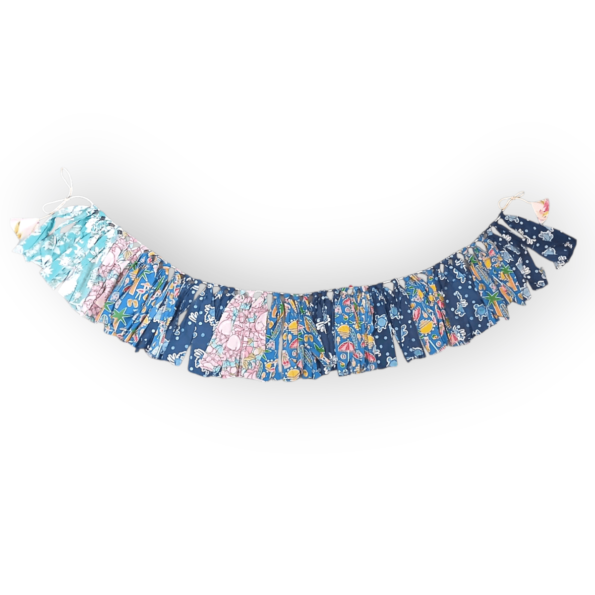 Upcycled Blue Fringes | Verified Sustainable by Brown Living™