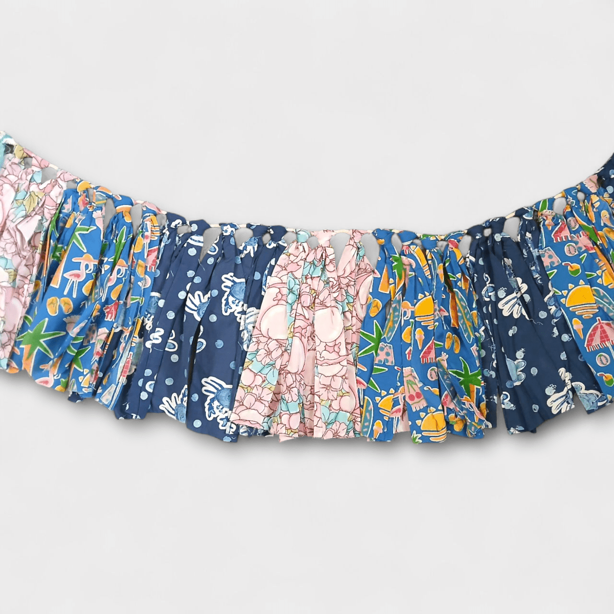 Upcycled Blue Fringes | Verified Sustainable by Brown Living™