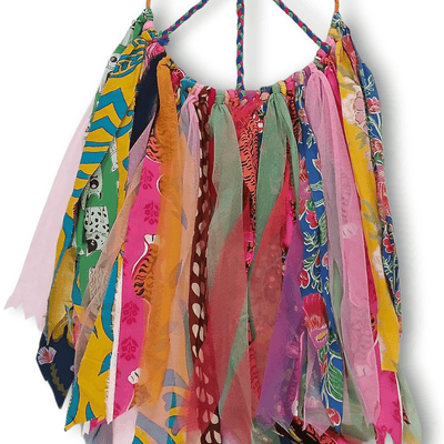 Upcycled Boho Dreamcatcher – Wall Decor on Brown Living™. SKU: UMW - DREAM - BOHO - 01. Img 4.