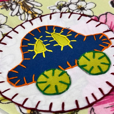 Upcycled Car Motif Bunting – Wall Decor on Brown Living™. SKU: UMW - BUNTING - CAR - 01. Img 6.