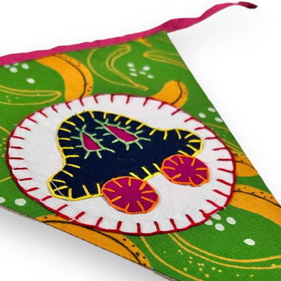Upcycled Car Motif Bunting – Wall Decor on Brown Living™. SKU: UMW - BUNTING - CAR - 01. Img 3.